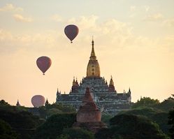 6 Days Myanmar - Bagan & Yangon temples private journey