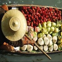 Privater Ganztagesausflug zum Schwimmenden Markt Damnern Saduak mit Mitaggessen und River Kwai